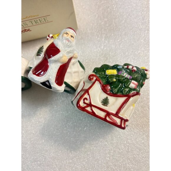 Vintage Spode Christmas Tree Napkin Rings set of 4 2004 Excellent In Original Bo - Picture 5 of 11